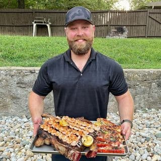 Derek Wolf Pitmaster Over the Fire Cooking & Cowboy Charcoal Ambassador
