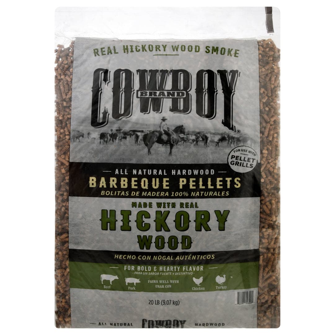 Bag of Cowboy Hickory Barbecue Pellets