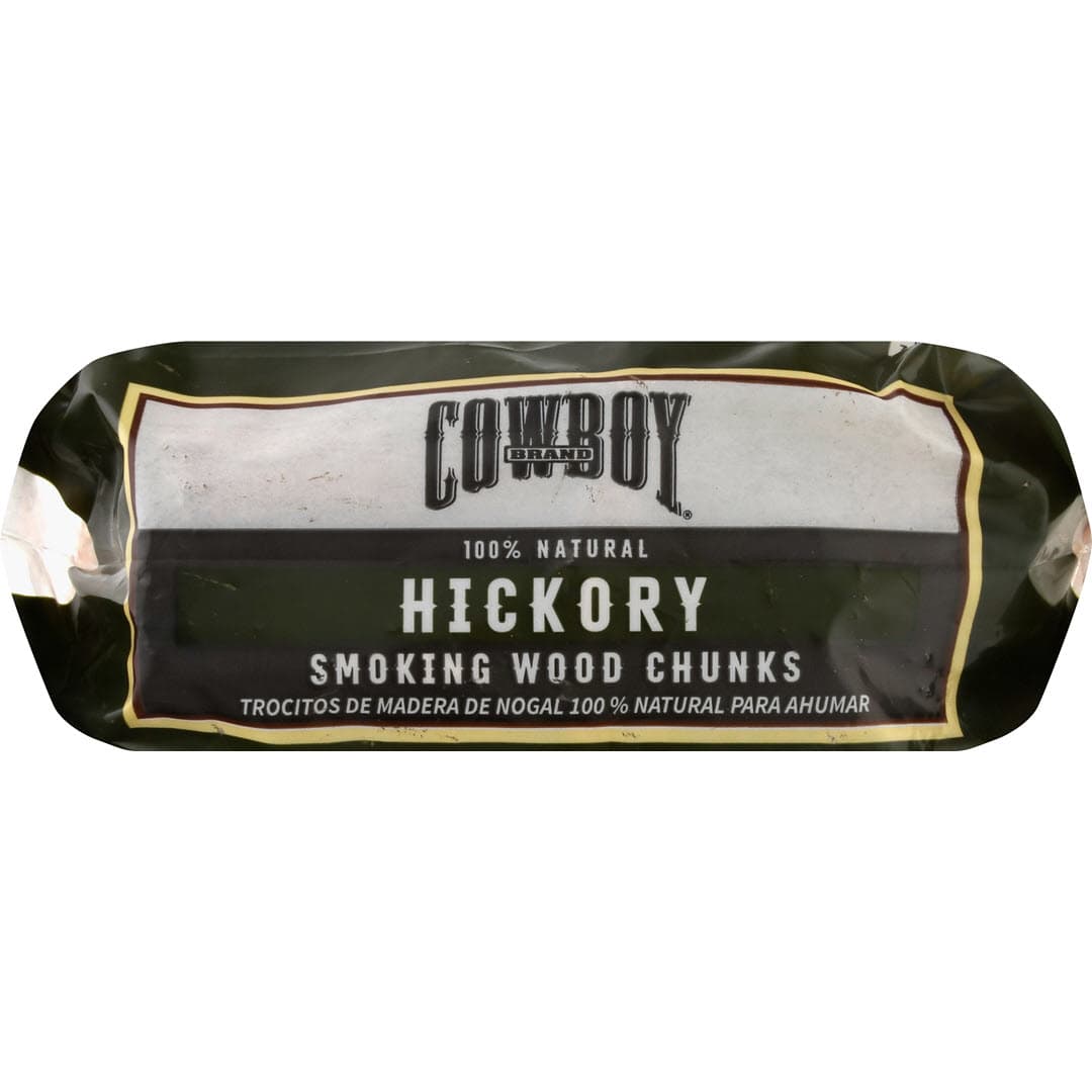 Back of Bag of Cowboy Hickory Smoking Wood Chunks