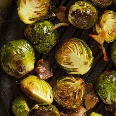 Bacon & Balsamic Brussels Sprouts