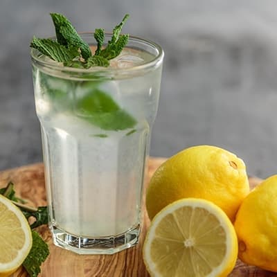 Grilled Basil Lemonade