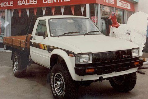 Toyota Hilux at Rangiora Toyota 1982