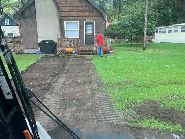 Man Preparing For Excavation — Pine Valley, NY — Snow Chasers LLC