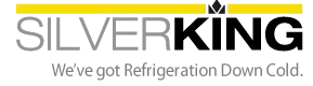 A silver king logo that says we 've got refrigeration down cold