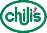 The chili 's logo is green and white with a red pepper in the middle.