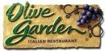 The olive garden italian restaurant logo has a bunch of grapes on it.
