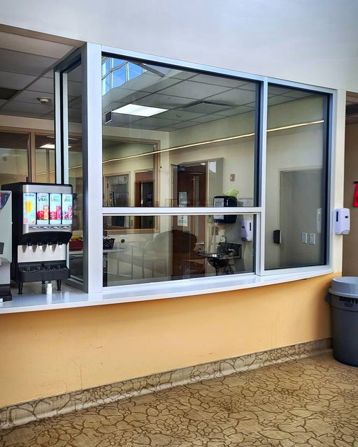 sliding service window belle mead nj restaurant business glass custom