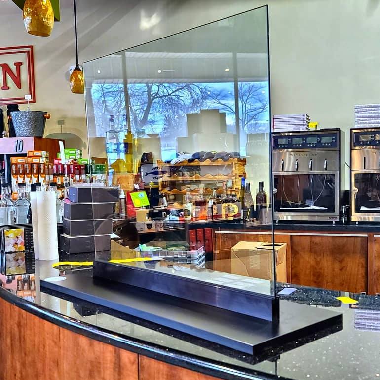 custom glass and sneeze guards for your business needs