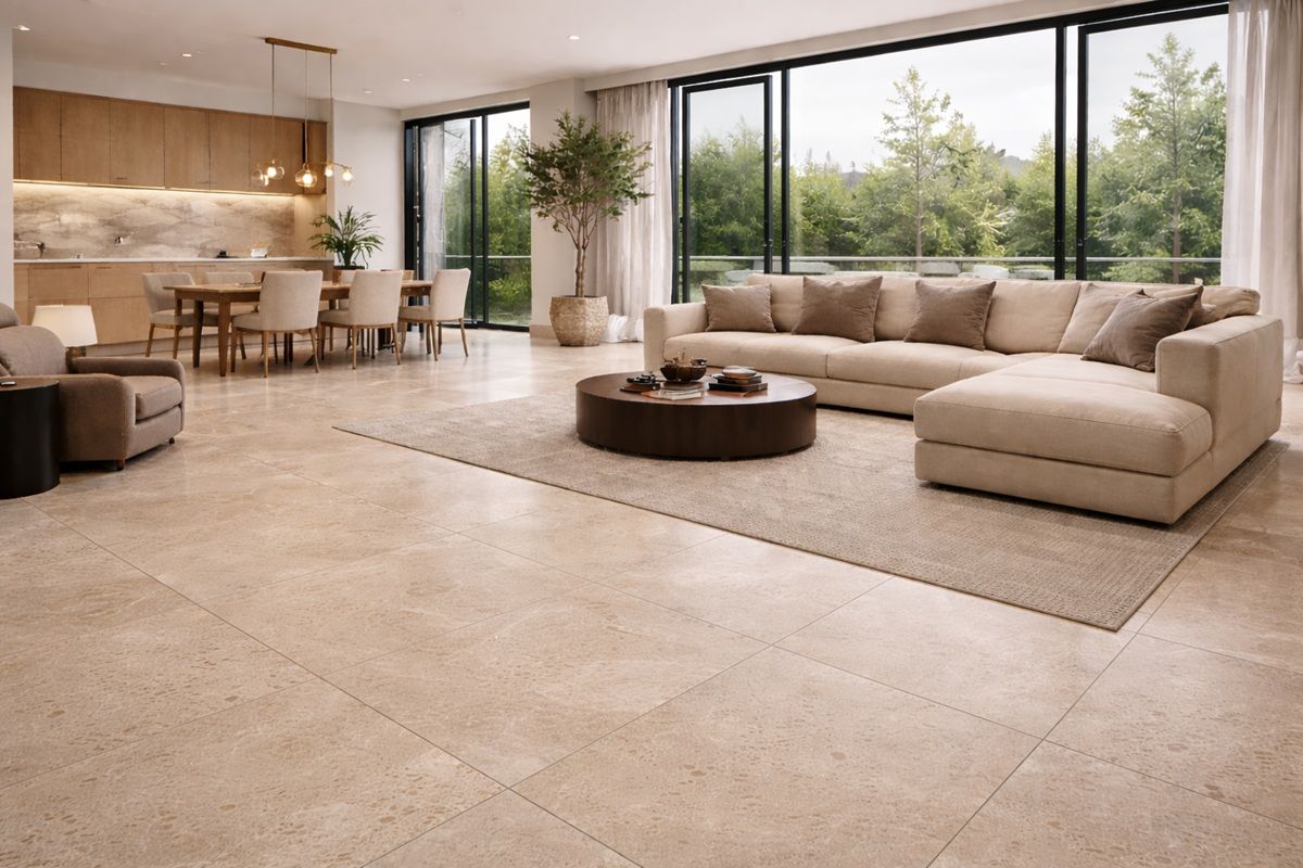 60 x 120 Piccoli Spessori Travertino Romano 