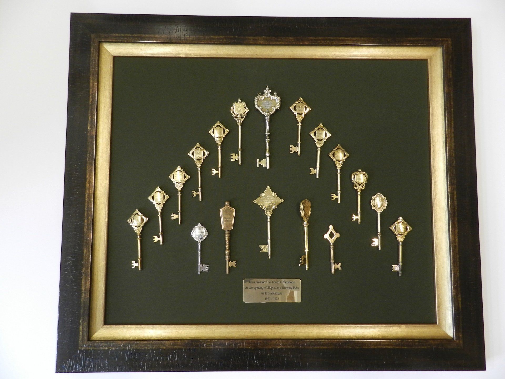 Specialist keys framed
