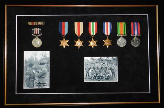 Medal Framing services