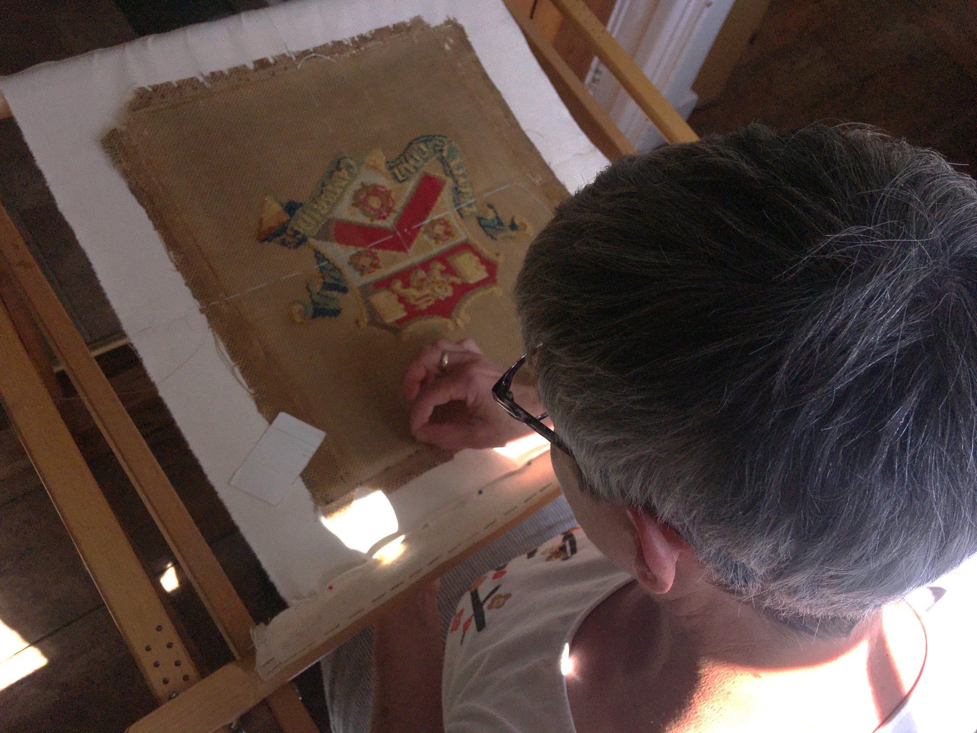 Work in Progress on Cambridge Coat Of Arms