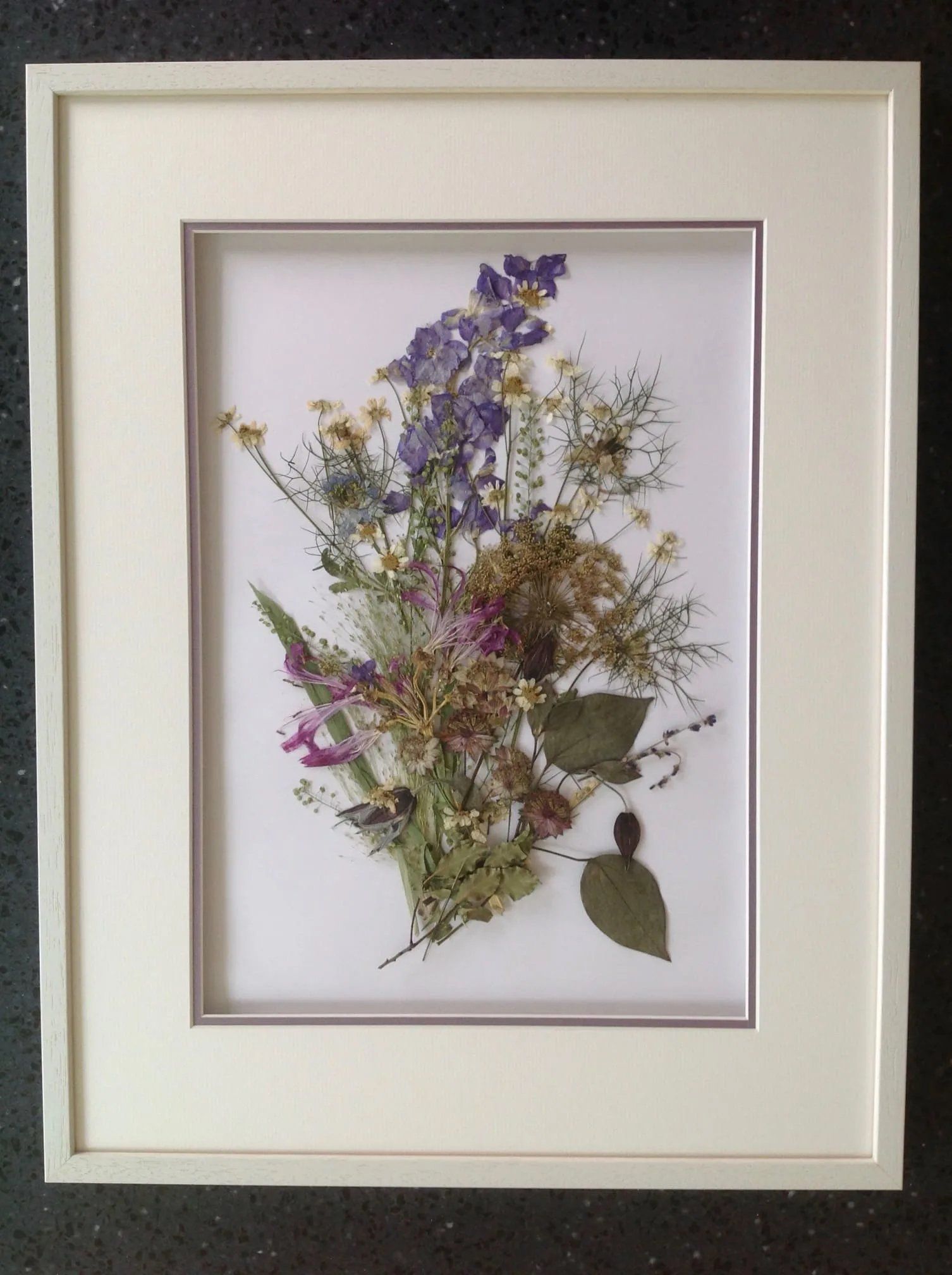 Dried Flowers Framed