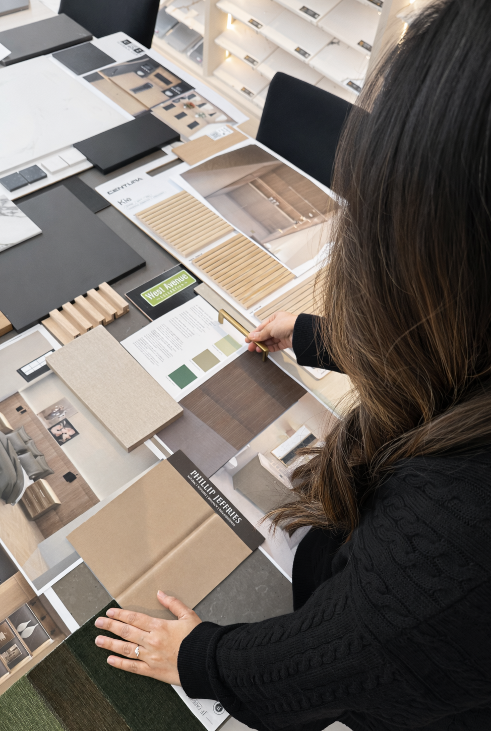 glamorous kitchen with wooden cabinets