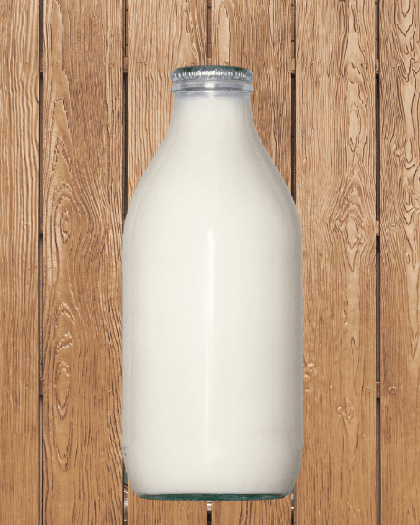 a bottle of fresh milk