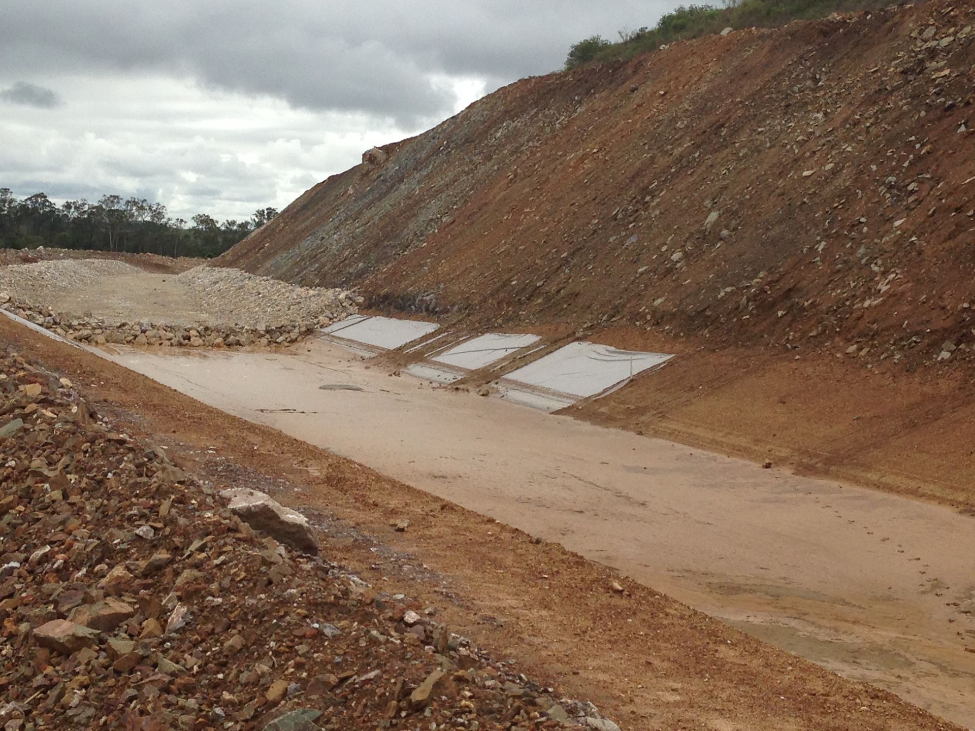 A Tunnel Under Construction with A Lot of Wires Coming out Of It — Mike Barlow Earthmoving Pty Ltd in Yeppoon, QLD
