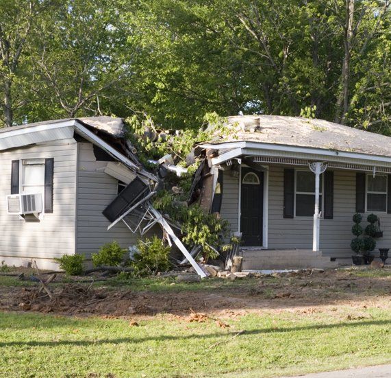 Storm Damaged House — Fishersville, VA — Arcam Construction Inc