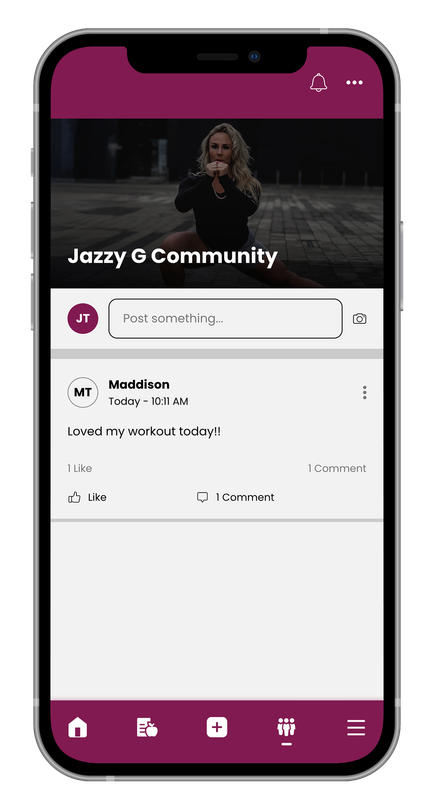 Smartphone screen displaying a social media feed from 