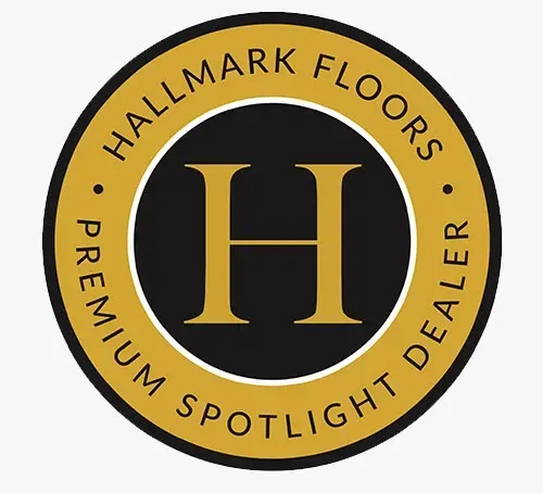 The hallmark floors logo is a premium spotlight dealer