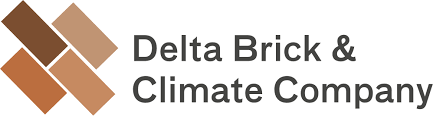 The delta brick and climate company logo is a brick and climate company logo.