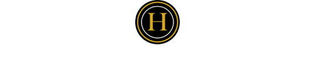 The letter h is in a circle on a white background.