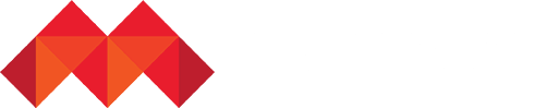 A red and orange m logo on a white background.