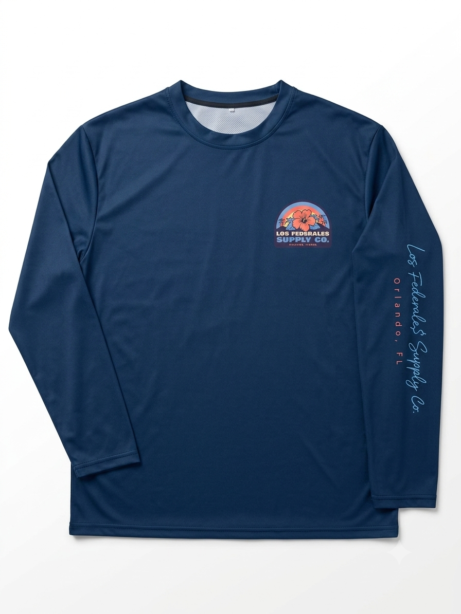 BEACH FLOWERS SUN SHIRT