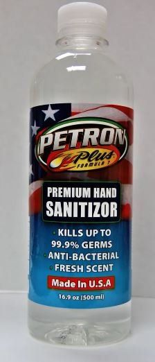 Petron Premium Hand Sanitizer | Centralia, WA | Lubricant Solutions LLC