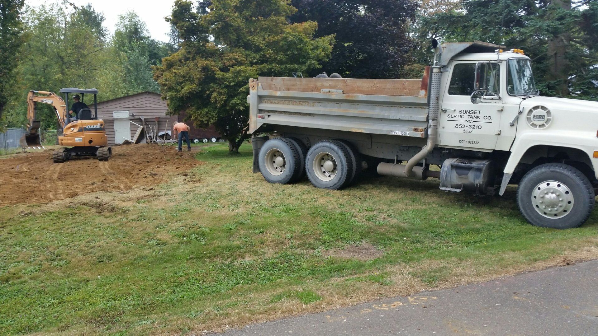 Open Lot — Septic Tank Services in Kent, WA