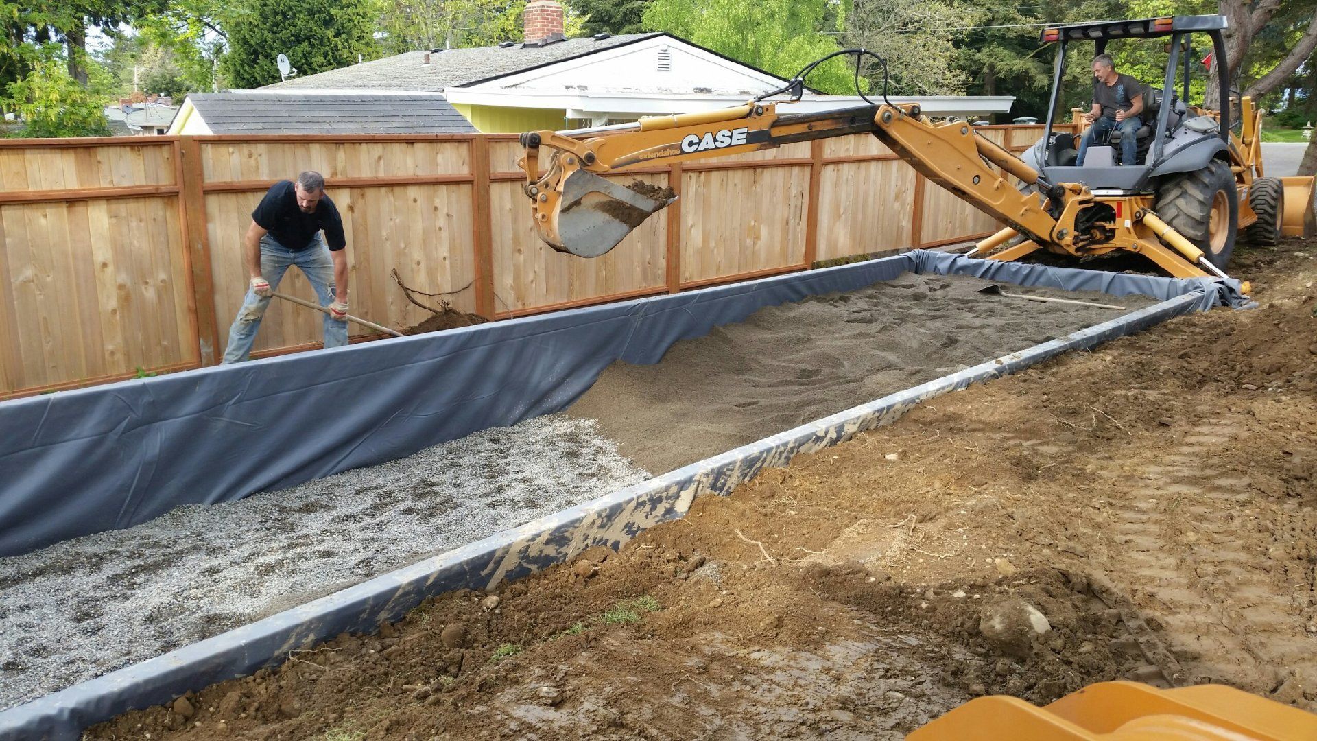 Septic Tank Undersconstruction — Septic Tank Services in Kent, WA