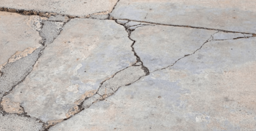 Concrete contractor repairs cracked and sunken cement in Maple Grove, Minnesota