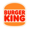 A burger king logo on a white background