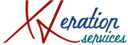 Logo for Xeration Services, with a red