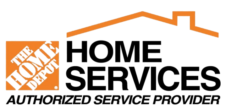 The home depot is an authorized service provider for home services.