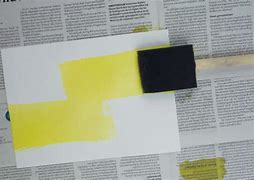 Insmeren aquarelpapier