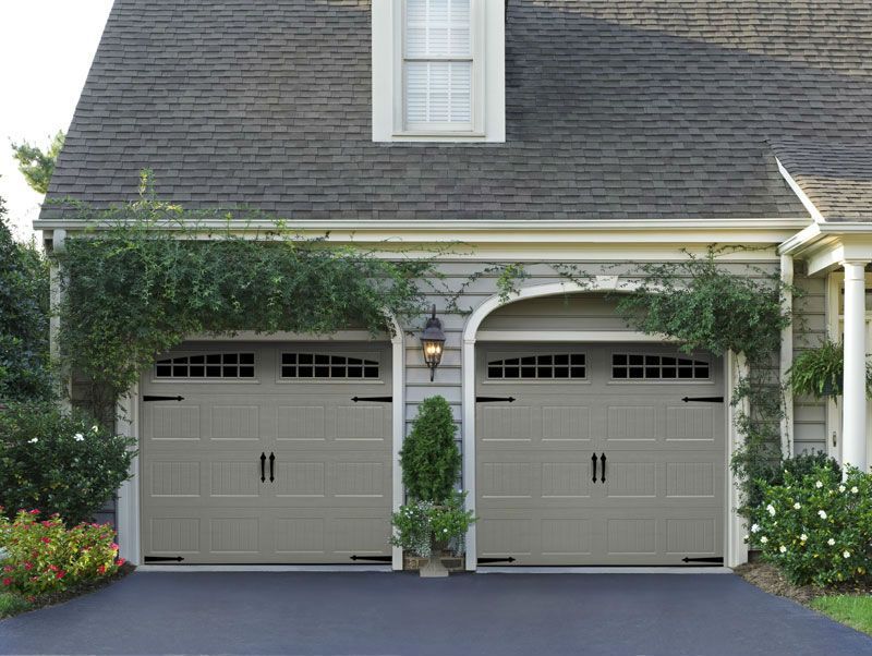 House With Two Garage Doors