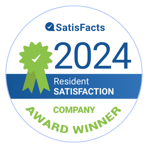 2024 Resident Satisfaction logo.