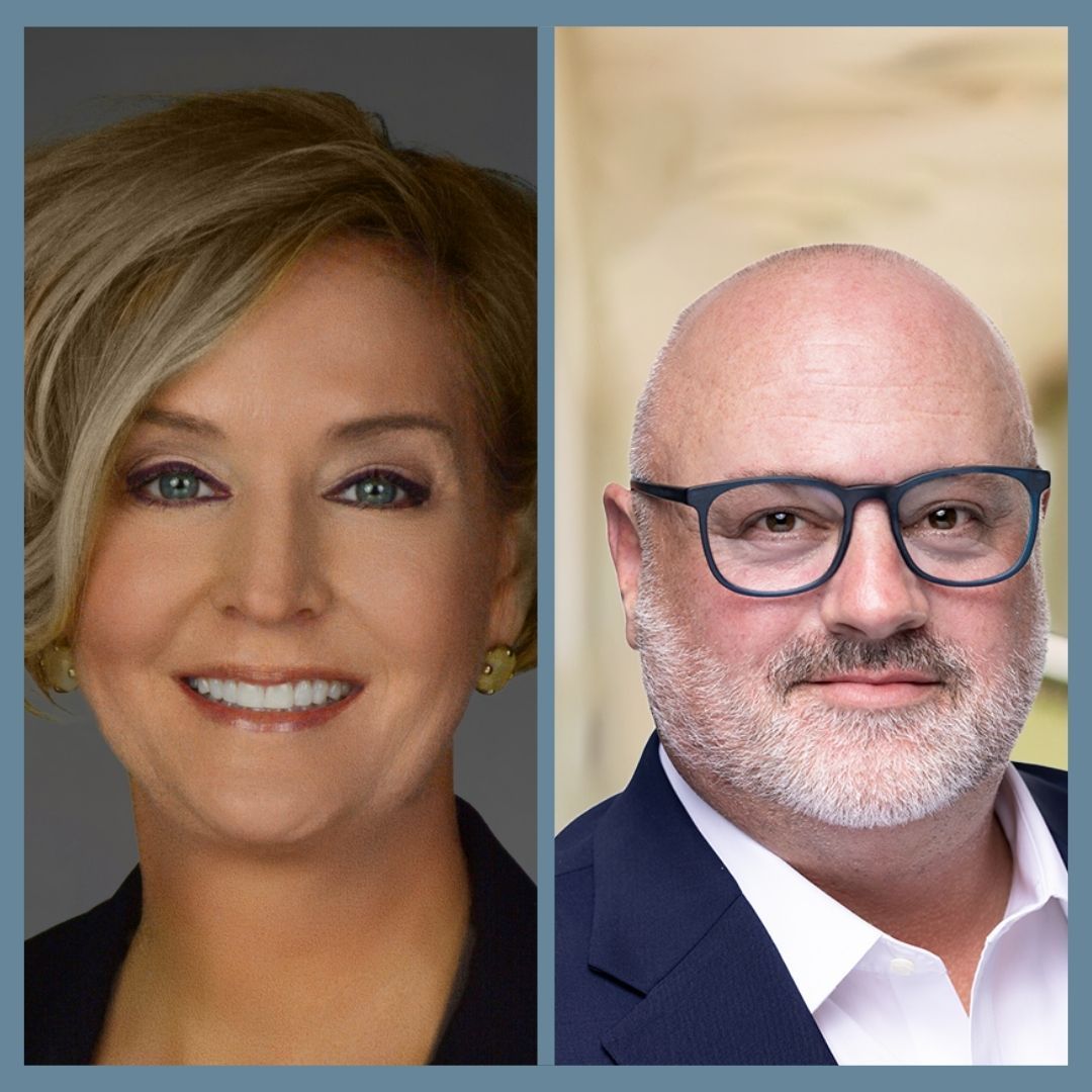 Headshots of Jon Chapman and Linda Thompson.