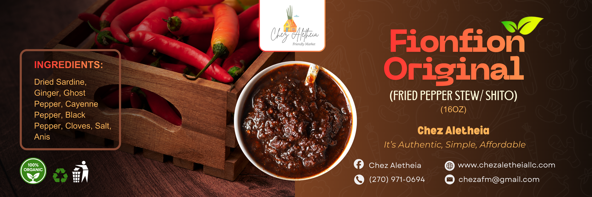 Fionfion Original spicy sauce