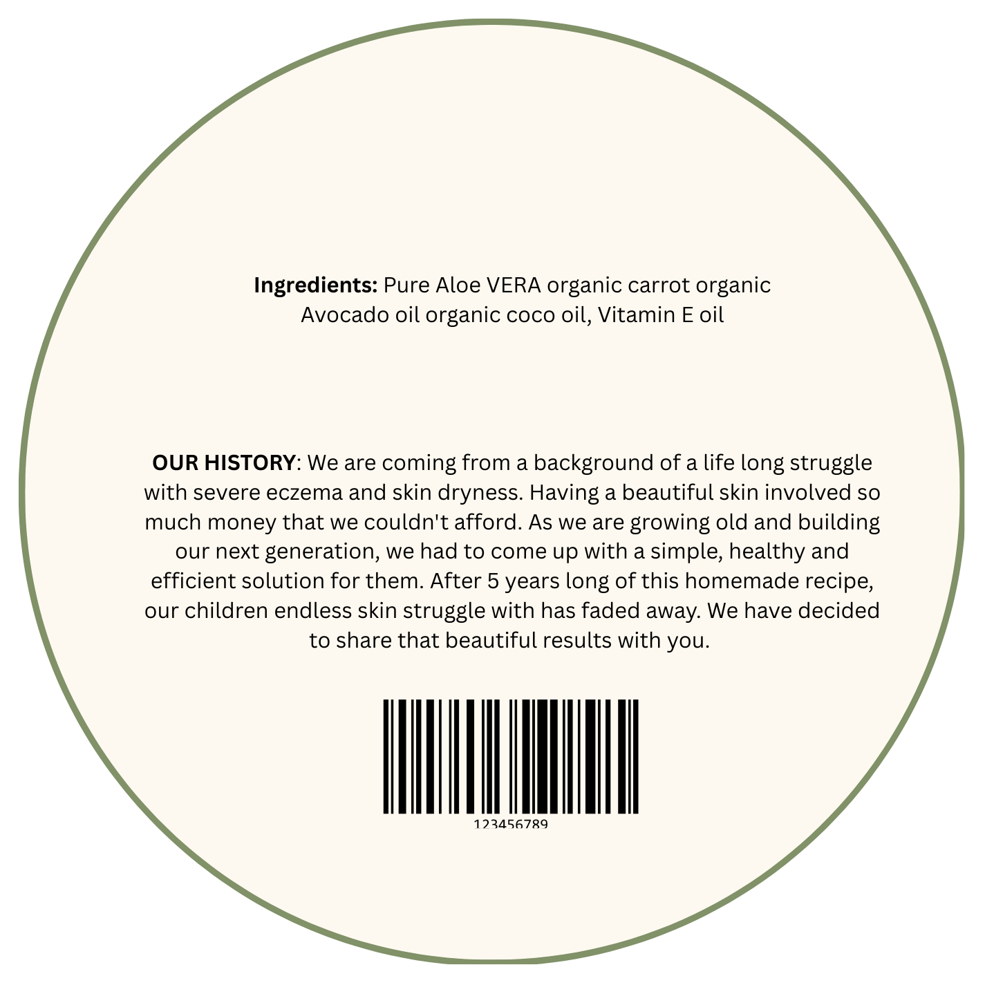 Aloe vera Carrot body Moisturizer