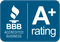 A+ Rating by the Better Business Bureau