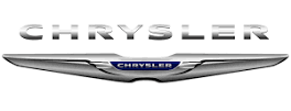 Chrysler logo: silver emblem with the brand name above.