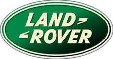 Land Rover logo: green oval with white text 