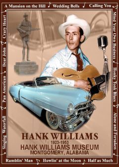 The Hank Williams Museum & Hank's Shoppes in Montgomery, AL