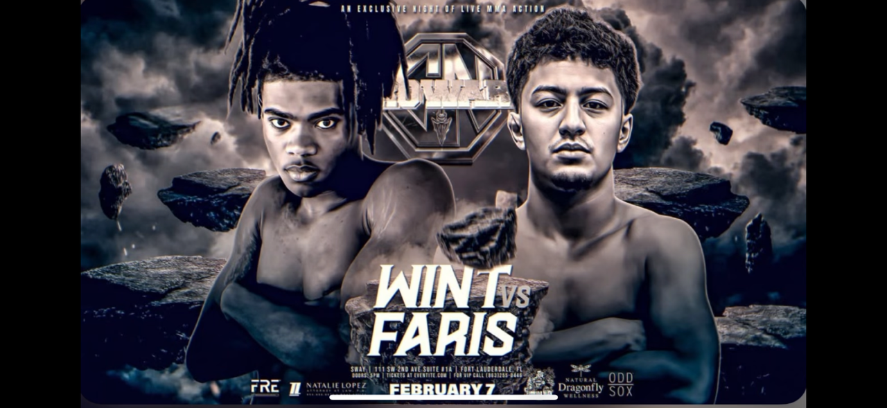 Two shirtless fighters facing each other, fists up. 