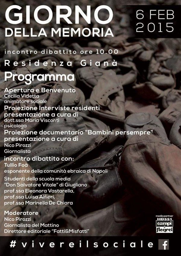 Locandina del Giorno della Memoria