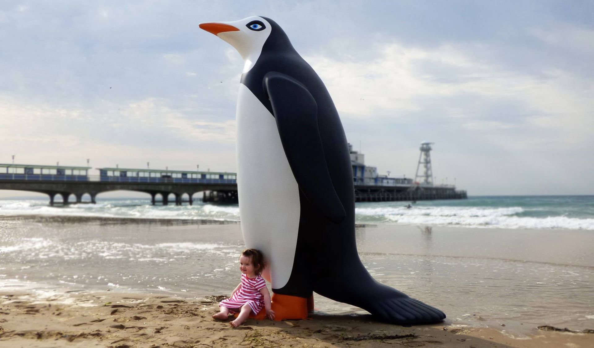 Detailed 3D printed humbug penguin prop