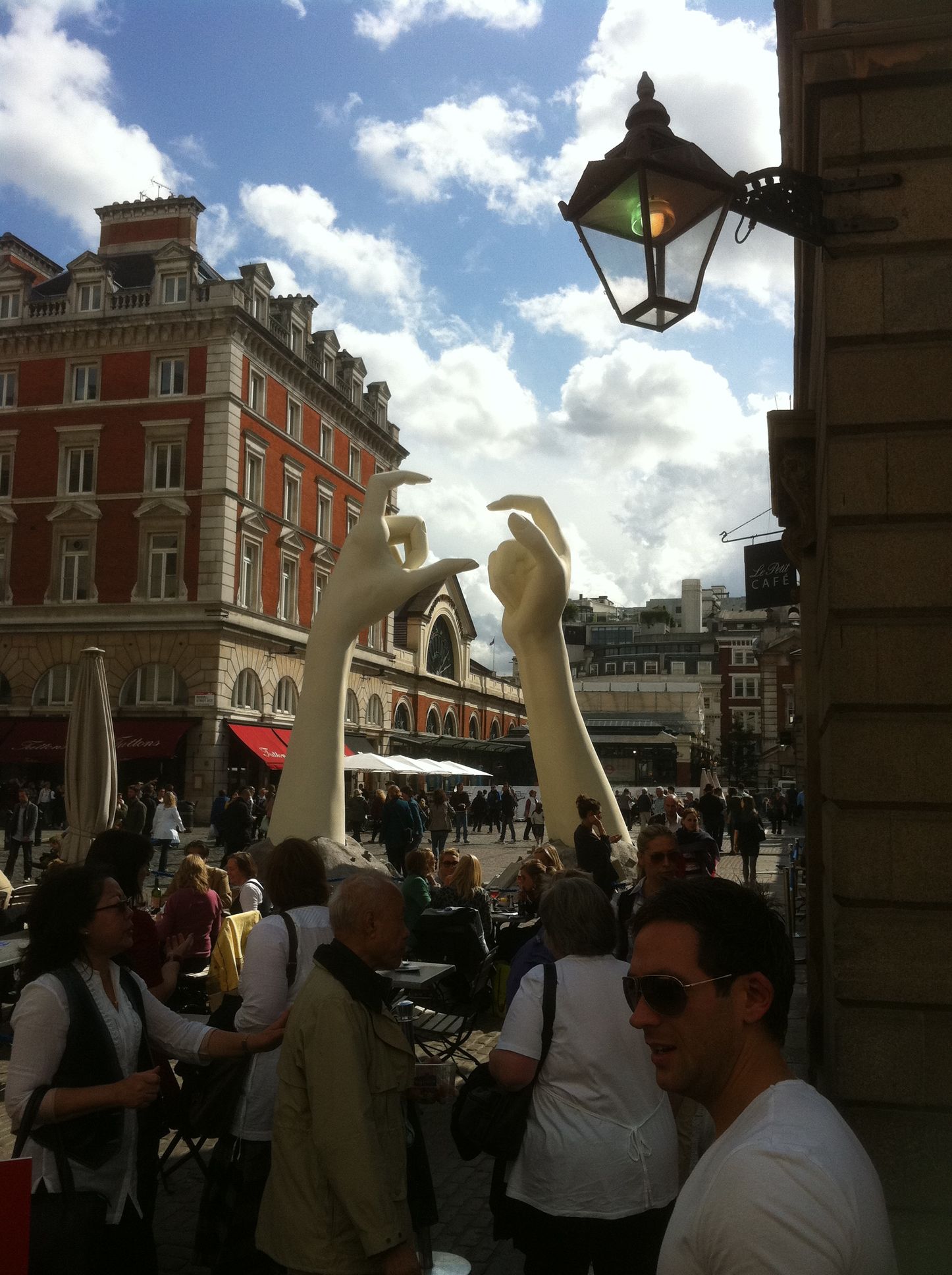 Large 3D printed hand prop for interactive display