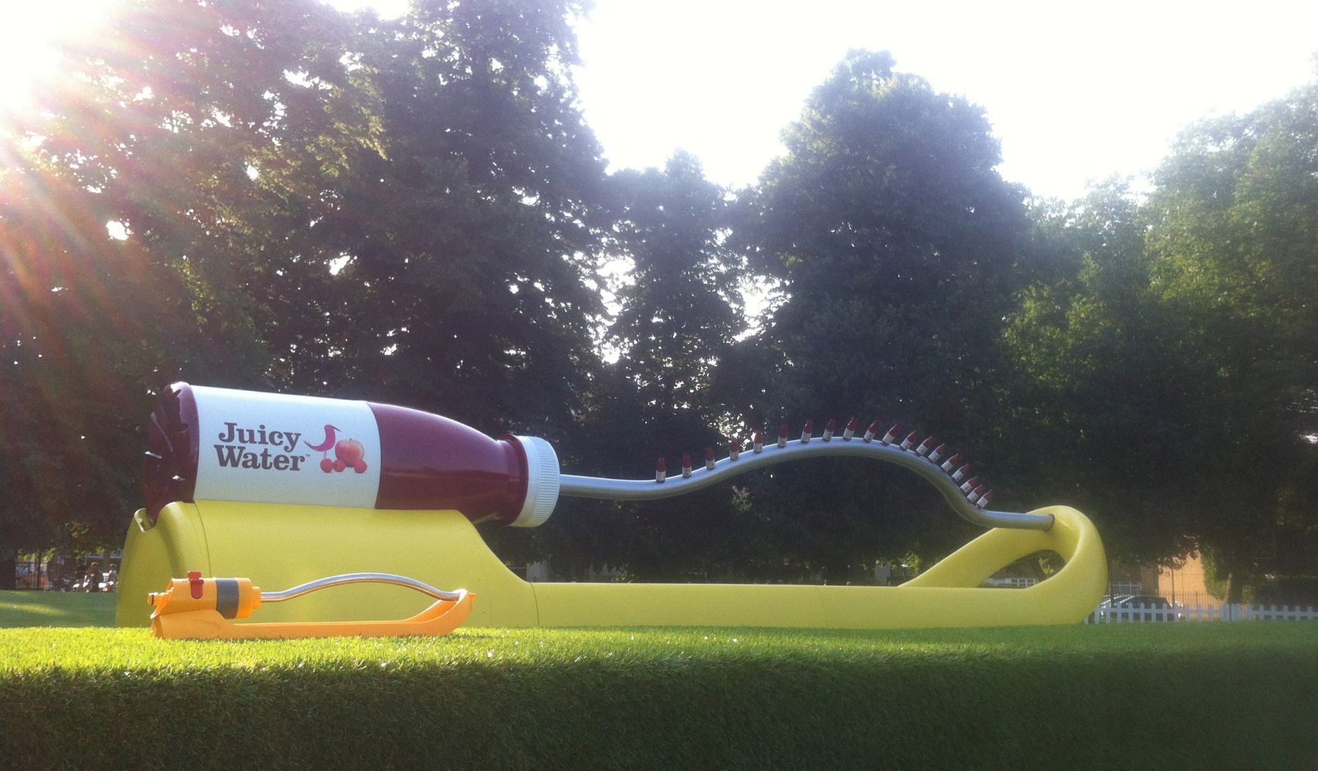 Custom-built 3D printed Juicy Water sprinkler design