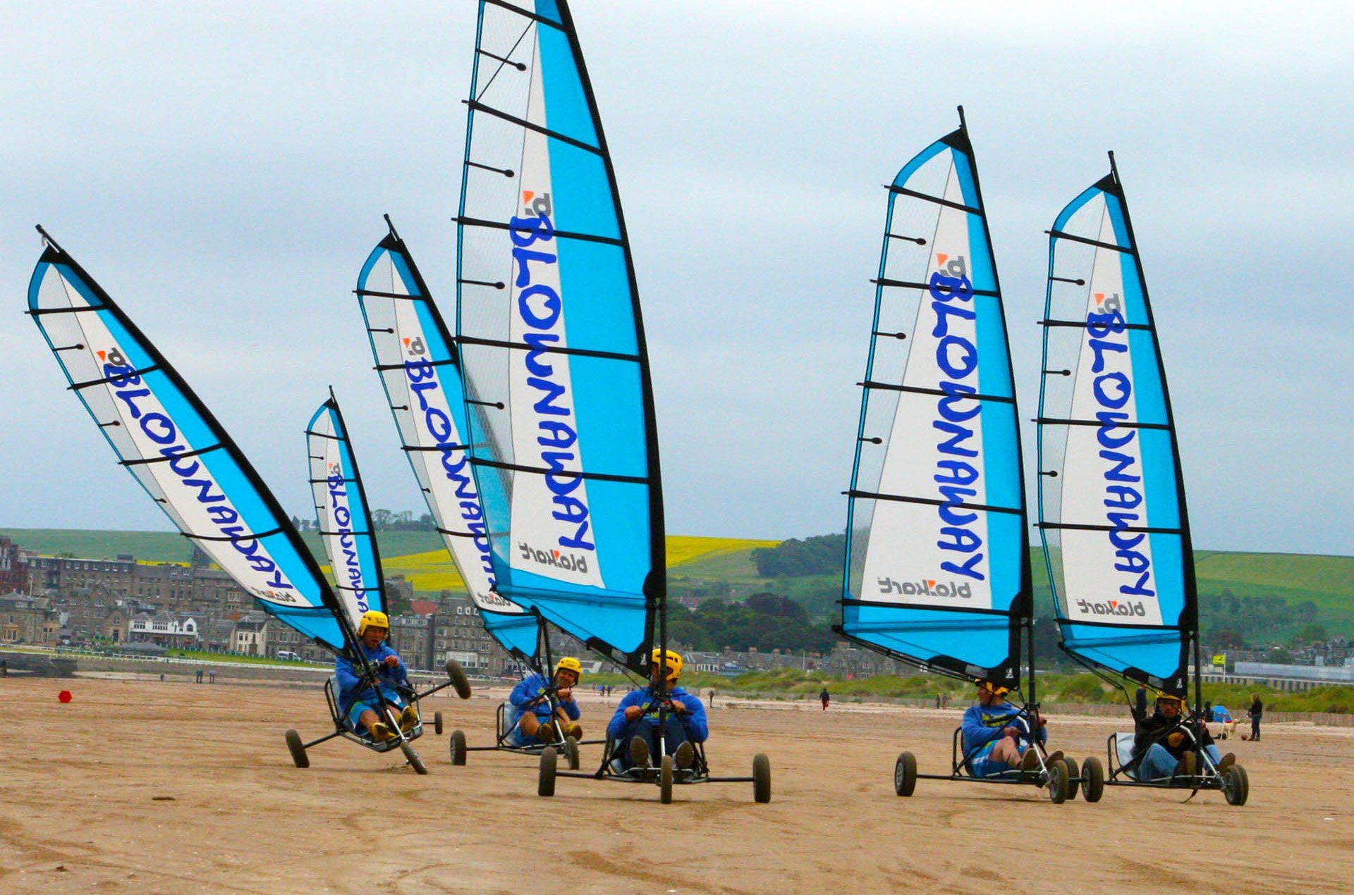 land yachting in st andrews